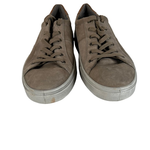 Ecco Soft 7 Kyle Sneakers Men's Navajo Brown Leather Lace Up Size 12 - Picture 3 of 6